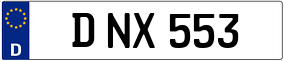 Truck License Plate